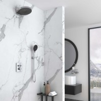 Душевой комплект Vincea Inspire VSFW-3I21MT1CH встраиваемый, термостат, 2 режима, хром