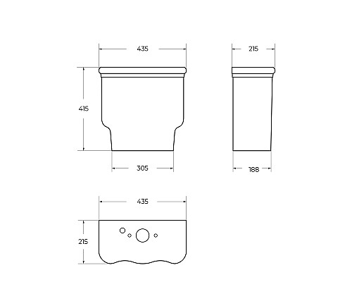 Бачок BelBagno BB115T