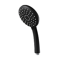 Душевая лейка Sancos Lotus, диаметр 115 мм, 3 режима, черный матовый, SC6003MB