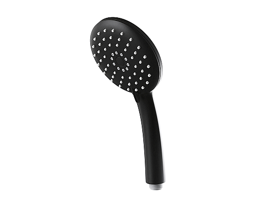 Душевая лейка Sancos Lotus, диаметр 115 мм, 3 режима, черный матовый, SC6003MB