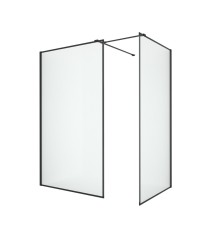 Душевое ограждение NEW TRENDY NEW MODUS BLACK 120x120x200 черный