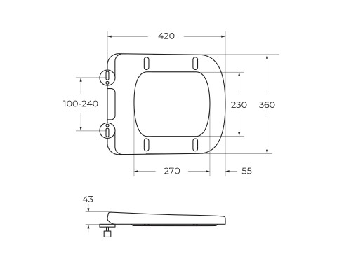 Сиденье BelBagno BB120SC
