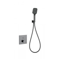 Смеситель для душа с термостатом встраиваемый Wonzon&Woghand, Темный графит