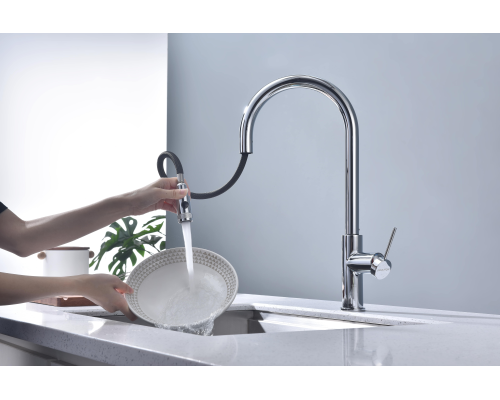 Смеситель для кухни Paulmark Galant Ga213077-CR Хром