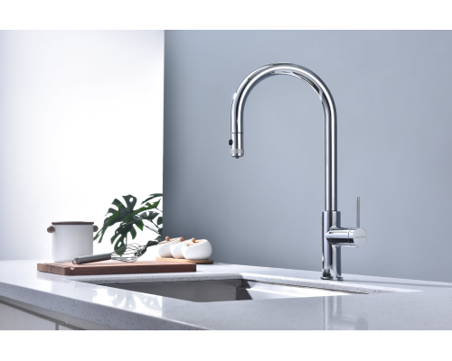 Смеситель для кухни Paulmark Galant Ga213077-CR Хром