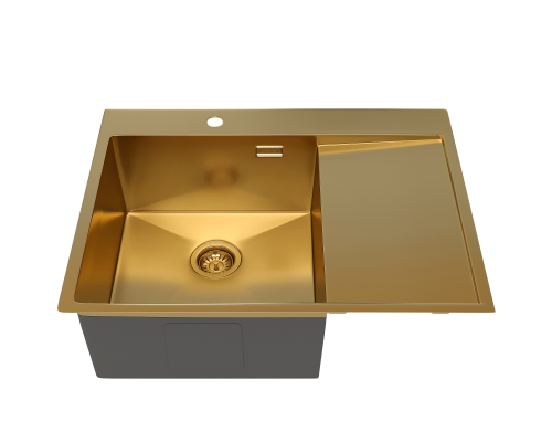 Кухонная мойка Reflexion Maggiore RX2365GD брашированное золото