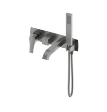 Смеситель для ванны встраиваемый Wonzon&Woghand FLEX, Темный графит WW-88889072-BGM