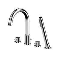 Смеситель для ванны на 4 отверстия WHITECROSS Y Y1232CR хром