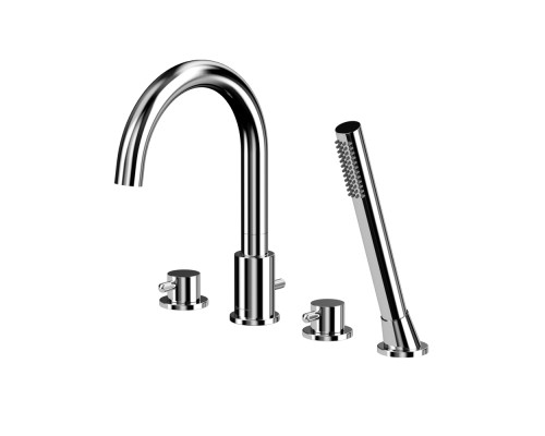 Смеситель для ванны на 4 отверстия WHITECROSS Y Y1232CR хром