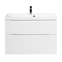Тумба под раковину BelBagno Marino 100 MARINO-H60-1000-2C-SO-BL-P подвесная Bianco Lucido