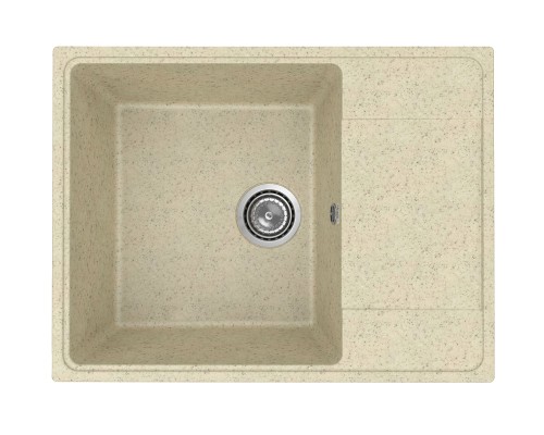 Кухонная мойка из искусственного камня Uperwood ECON UPD-202-002, бежевая матовая
