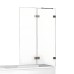 Шторка для ванны NEW TRENDY AVEXA GUNMETAL BRUSHED 120x150 R оружейная сталь
