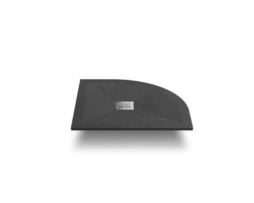 Поддон для душа из искусственного камня Vincea VST-4SQ1010A 1000x1000x25 антрацит