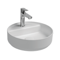 Раковина накладная ISVEA Infinity 42 круглая белый матовый 10NF65042SV-2L