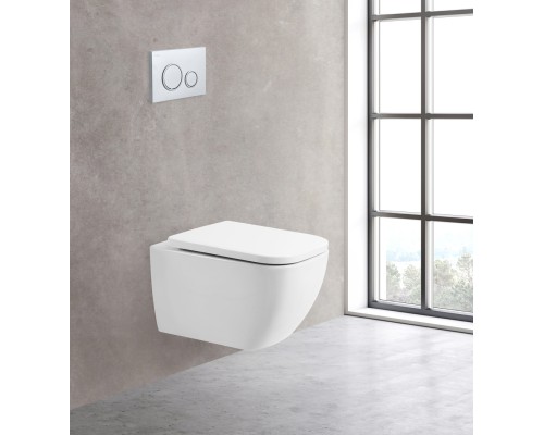 Унитаз BelBagno Alpina BB10100CHR/SC подвесной с сиденьем Микролифт