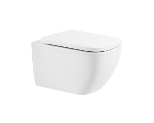 Унитаз BelBagno Alpina BB10100CHR/SC подвесной с сиденьем Микролифт