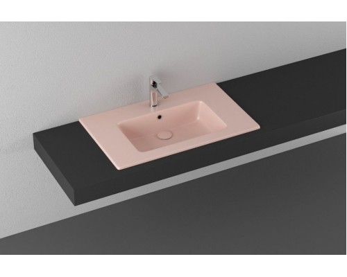 Раковина ISVEA SistemaT накладная 810x465x140 лососевый матовый 10SL51081SV-2S