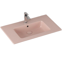 Раковина ISVEA SistemaT накладная 810x465x140 лососевый матовый 10SL51081SV-2S