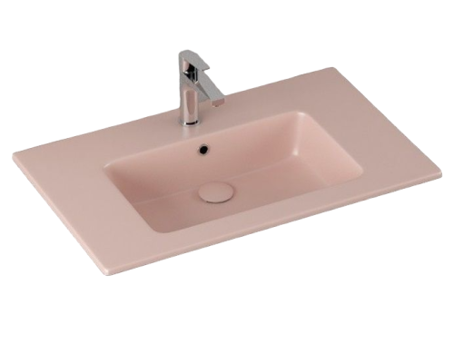 Раковина ISVEA SistemaT накладная 810x465x140 лососевый матовый 10SL51081SV-2S