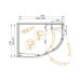 Душевой уголок Cezares ELENA-RH-1-120/90-C-Cr-L