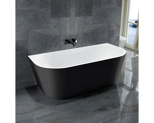 Ванна акриловая Vincea 1700x800x580 черный матовый