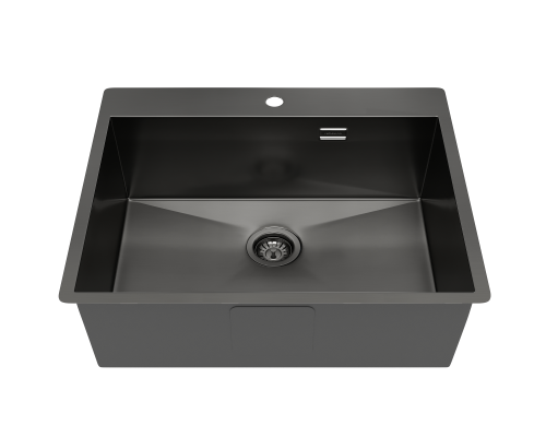 Кухонная мойка Reflexion Iseo RX2260BL оружейная сталь
