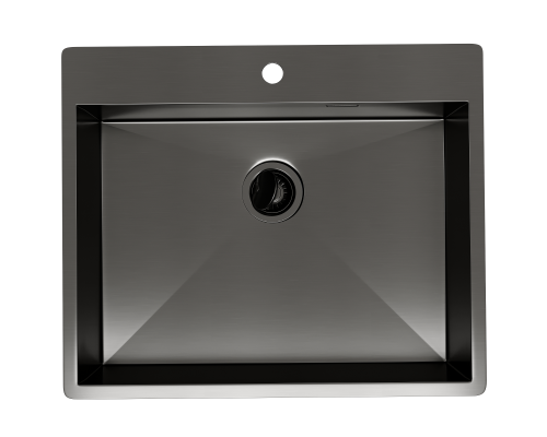 Кухонная мойка Reflexion Iseo RX2260BL оружейная сталь