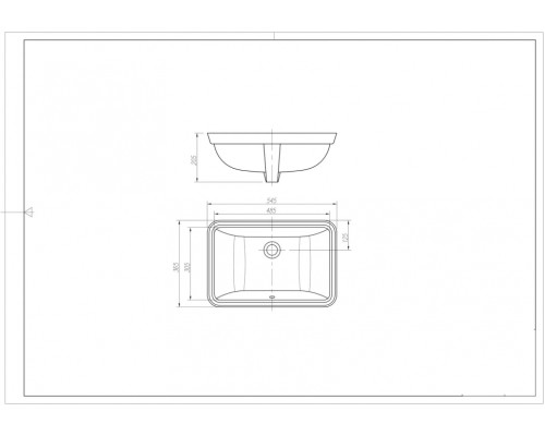 Раковина под столешницу Arrow AP4036 белый