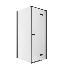 Душевое ограждение NEW TRENDY REFLEXA BLACK R 80x110x200 черный