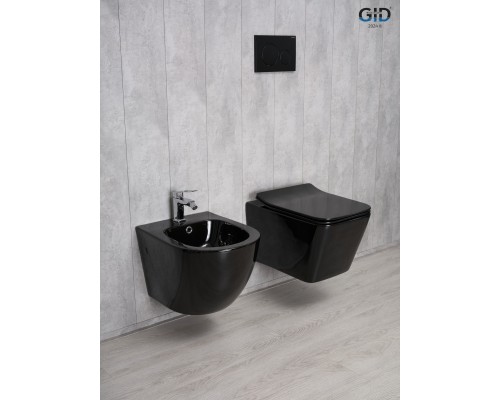 Подвесной унитаз Gid Tr2144BL