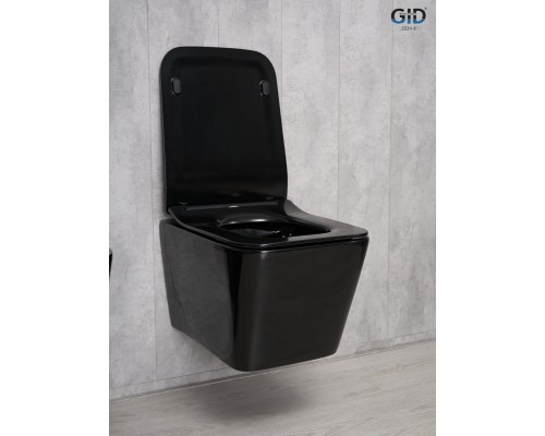 Подвесной унитаз Gid Tr2144BL