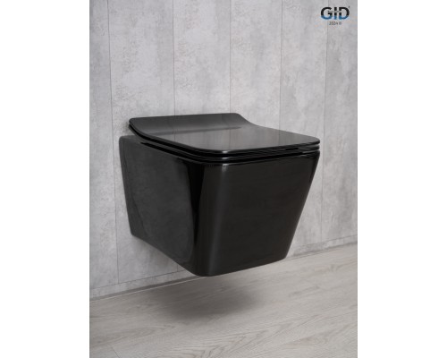 Подвесной унитаз Gid Tr2144BL