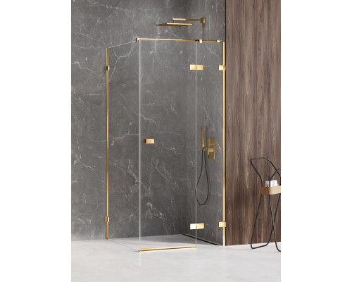 Душевое ограждение NEW TRENDY AVEXA GOLD SHINE P 100x70x200 золото