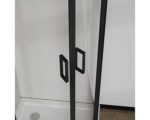 Душевой уголок Vincea City VSQ-5CT900CLB, 900x900, черный матовый, стекло прозрачное Душевой уголок Vincea City VSQ-5CT900CLB, 900x900, черный матовый, стекло прозрачное