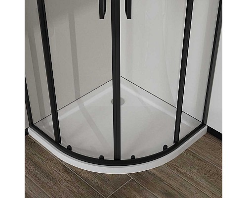 Душевой уголок Vincea City VSQ-5CT900CLB, 900x900, черный матовый, стекло прозрачное Душевой уголок Vincea City VSQ-5CT900CLB, 900x900, черный матовый, стекло прозрачное