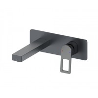 Смеситель для раковины встраиваемый Wonzon&Woghand, Темный графит