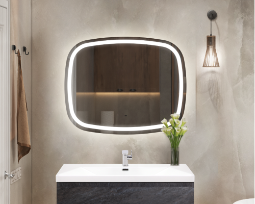 Зеркало Cezares Molveno 110 CZR-SPC-MOLVENO-1100-800-MOV с подсветкой с сенсорным выключателем и датчиком движения