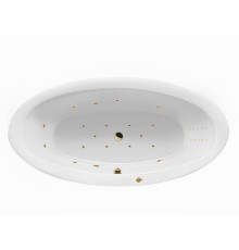 Ванна гидромассажная EXCELLENT Lumina 190x95 ULTRA NANO золото