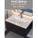 Раковина для ванной 76,5 см, Uperwood Parma Premium, белая глянцевая