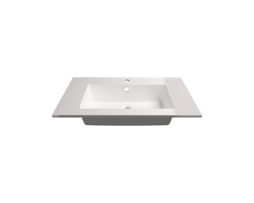 Раковина для ванной 76,5 см, Uperwood Parma Premium, белая глянцевая