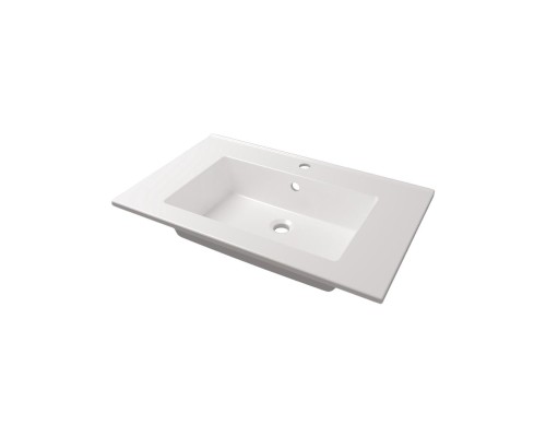 Раковина для ванной 76,5 см, Uperwood Parma Premium, белая глянцевая
