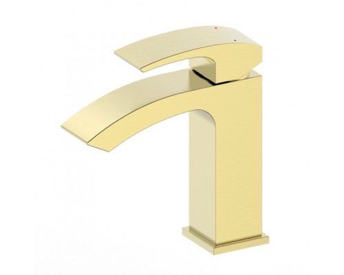 Смеситель для раковины Wonzon&Woghand, Брашированное золото