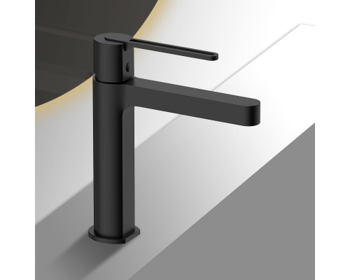 Смеситель для раковины Vincea Rondo VBF-1R1MB однорычажный черный