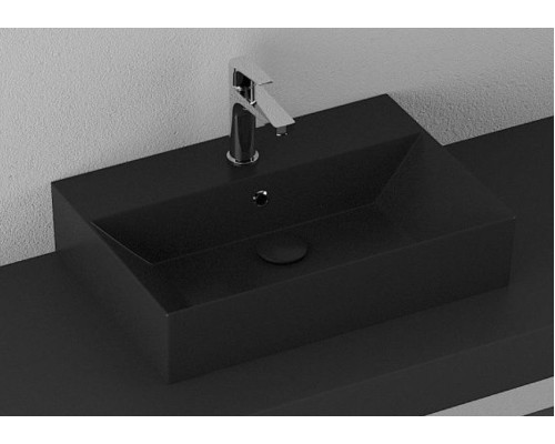 Раковина ISVEA SistemaZ Frame накладная 600x420x132 черный матовый 10SF50060SV-2N