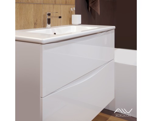 Тумба под раковину Alavann Tess 100 белая