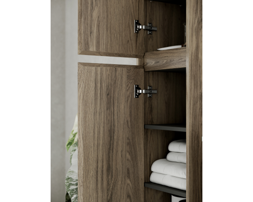 Шкаф-пенал SANCOS Libra подвесной дуб чарльстон, 350х300х1600 мм