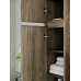 Шкаф-пенал SANCOS Libra подвесной дуб чарльстон, 350х300х1600 мм