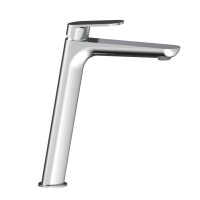 Высокий однорычажный смеситель для раковины AQG Beta, хром