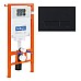 Инсталляция BelBagno BB002-80/BB012-MR-NERO.M с Черной матовой клавишей смыва