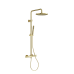 Душевая система с термостатом SANCOS Etna, брашированное золото, PVD покрытие, SC9007BG